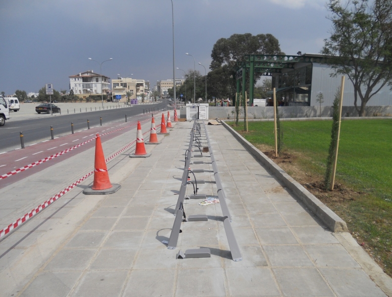 Zakończono prace instalacyjne na system rowerów publicznych w Nikozji